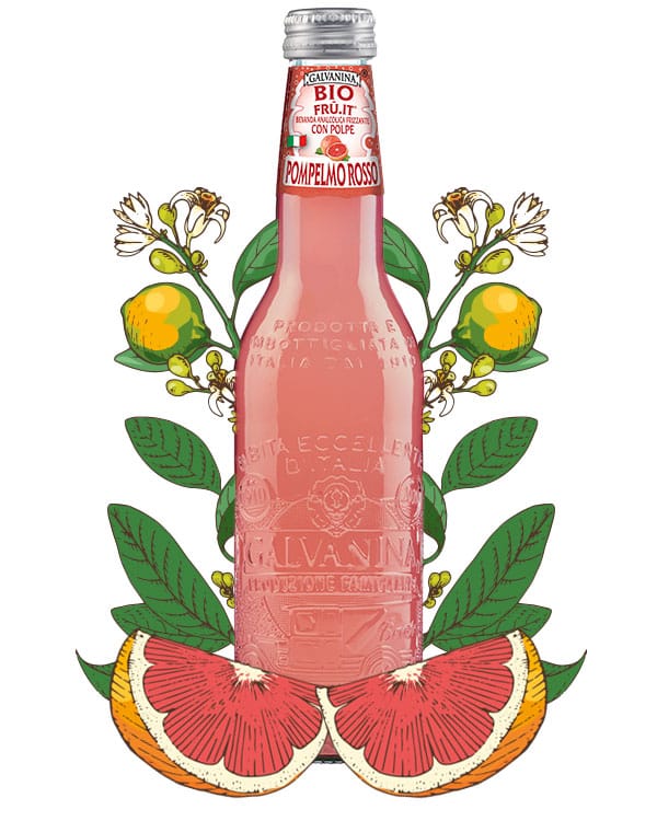 Rote Bio Grapefruit-Limo
