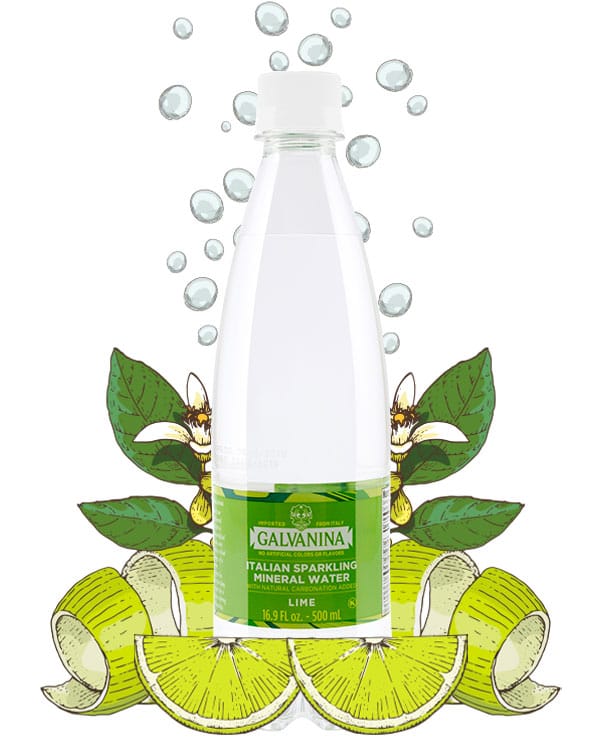 Mineral Water Lime Flavored